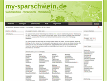 Tablet Screenshot of my-sparschwein.de